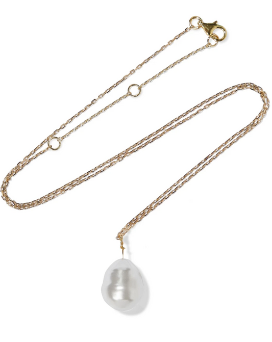 Swarovski Pearl Gold Necklace