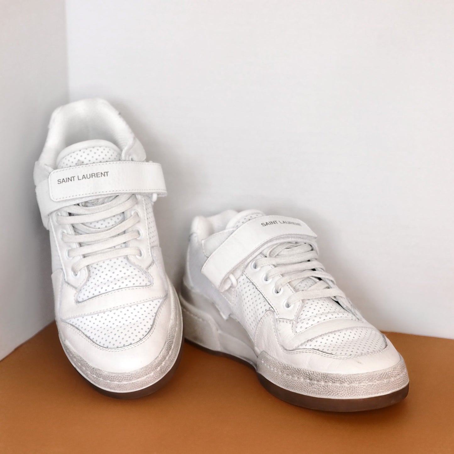 White Sl24 Leather Sneakers