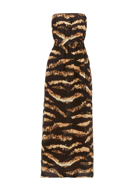 Tiger-Print Dress