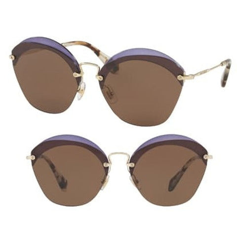 Violet Oval Sunglasses