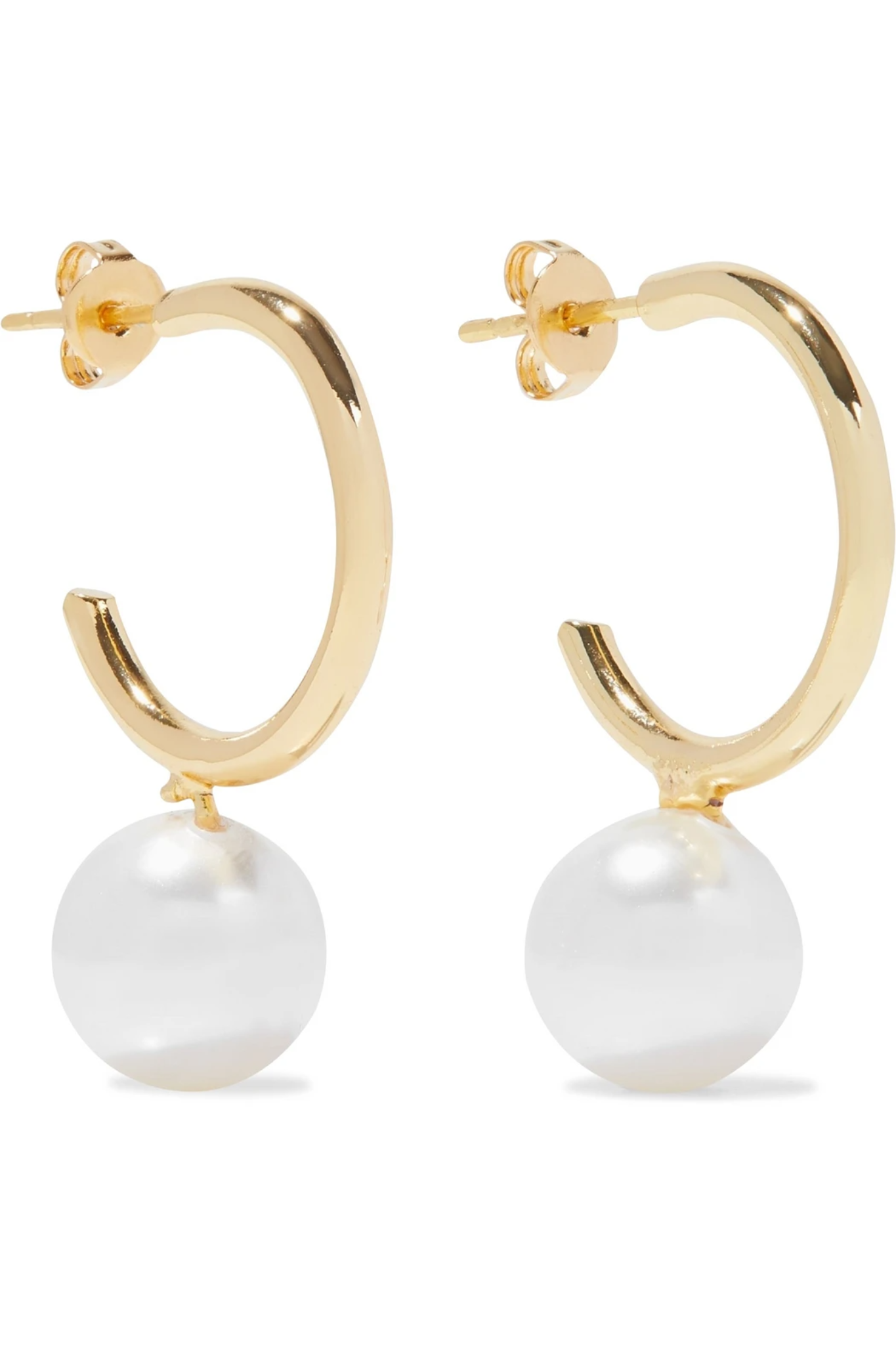 Swarovski Pearl Gold Earrings
