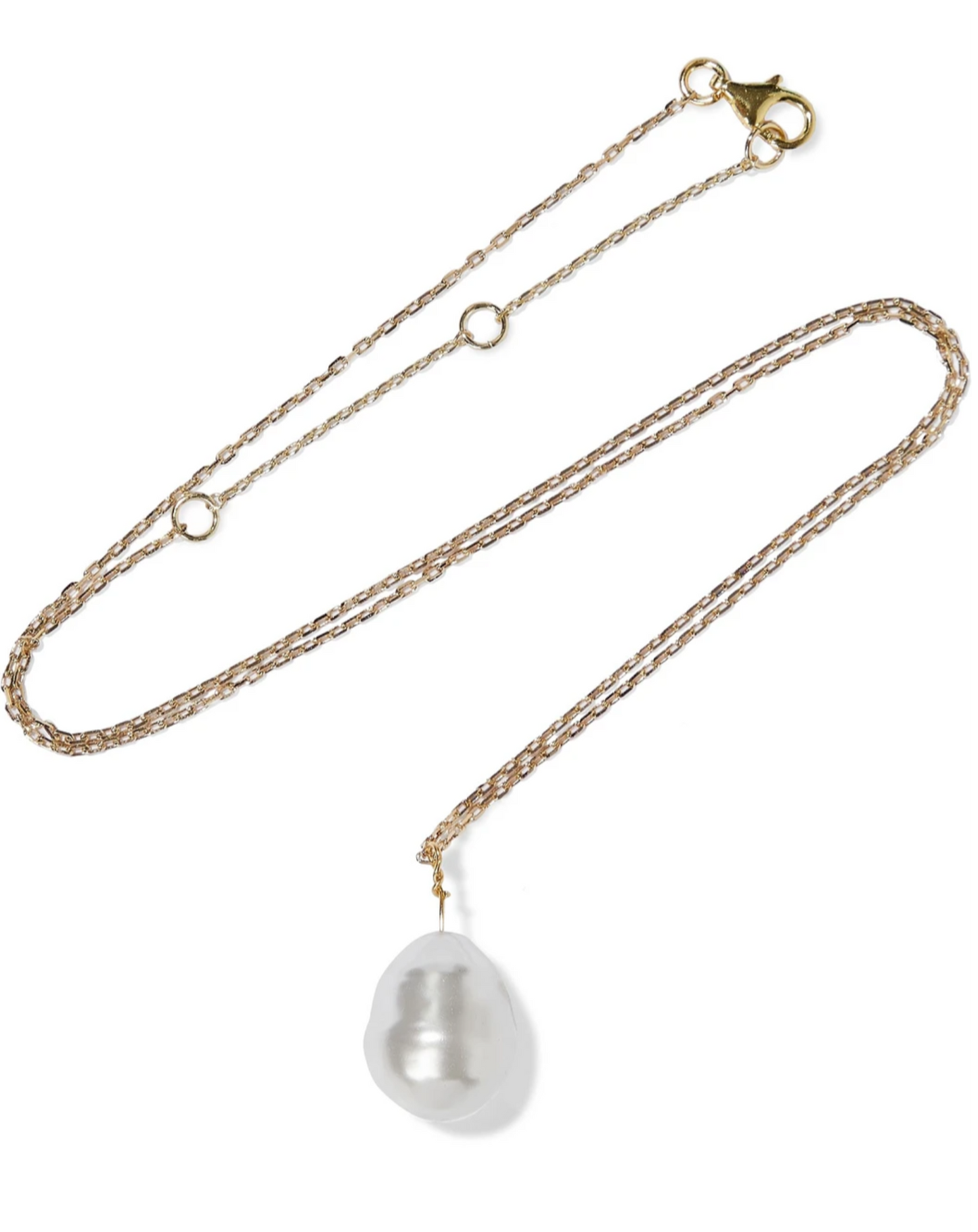 Swarovski Pearl Gold Necklace