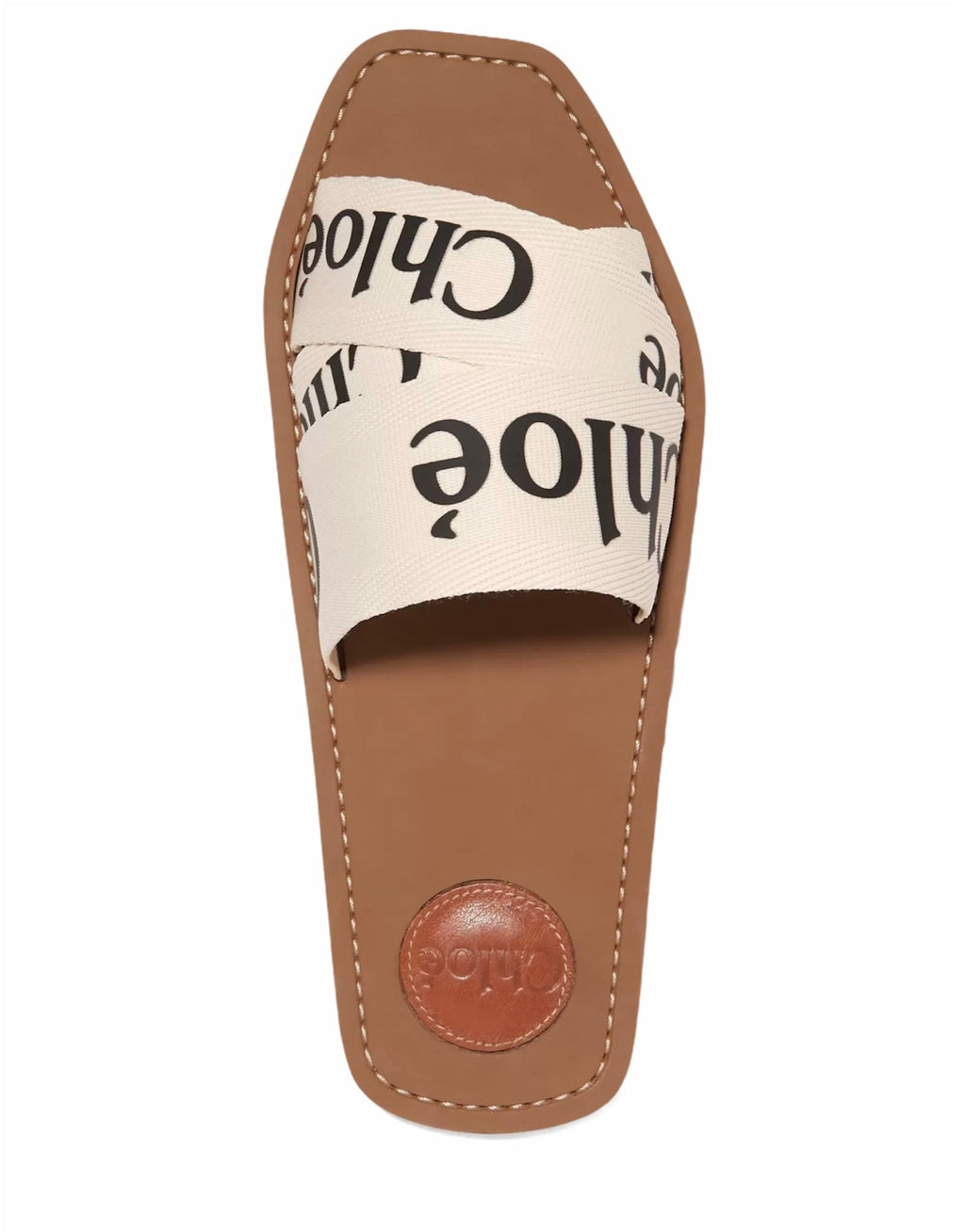 Woody flat logo-print sandal
