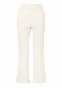 Fine linen-blend pants