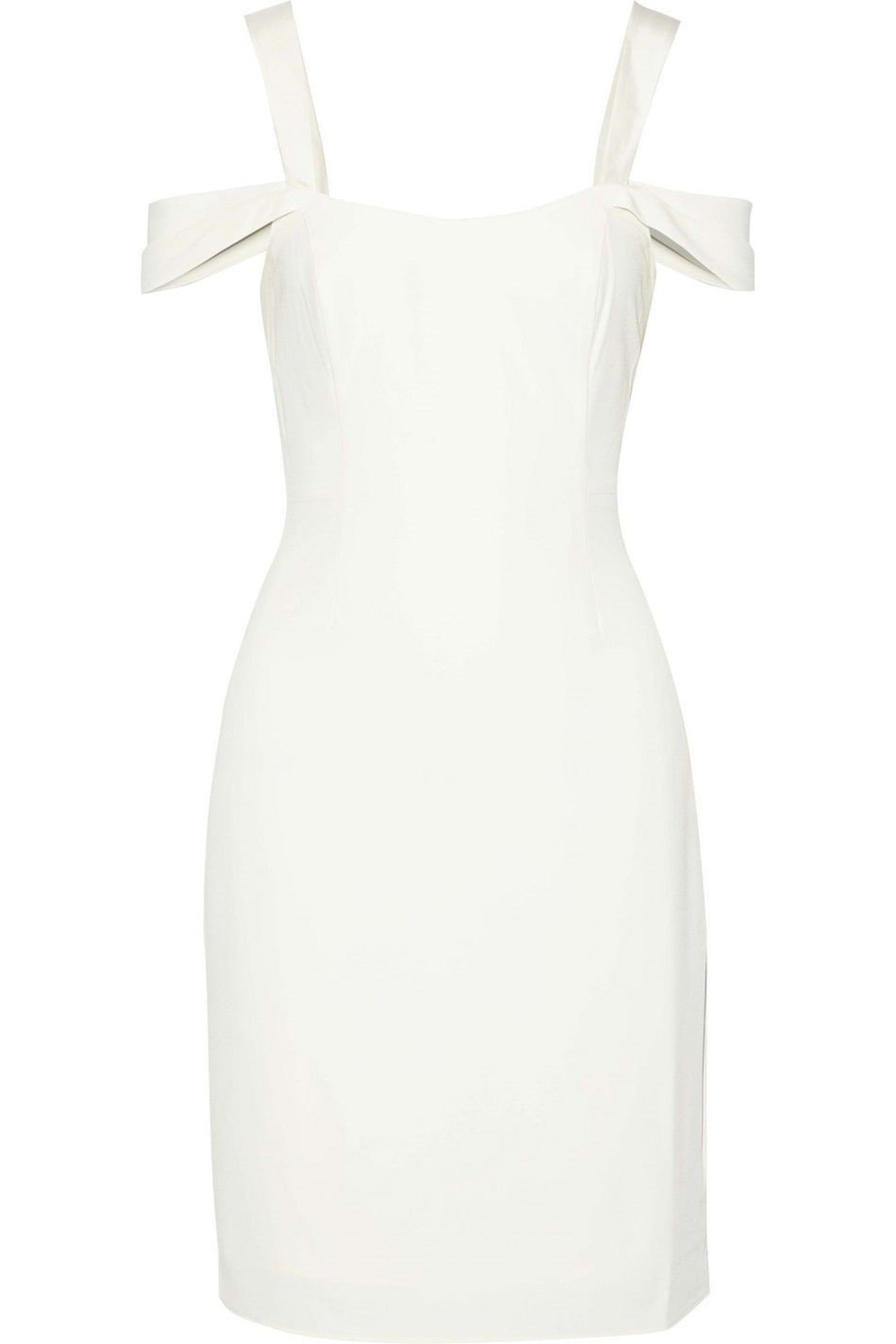 Off-White Crepe Dress