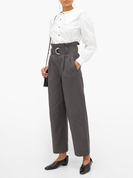Paperbag Wide Leg Trousers